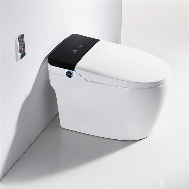Wholesale Cheap 110V/220V Bathroom Electronic Bidet Auto Flush Inodoro Electronic Intelligent Wc Bathroom Smart Toilet