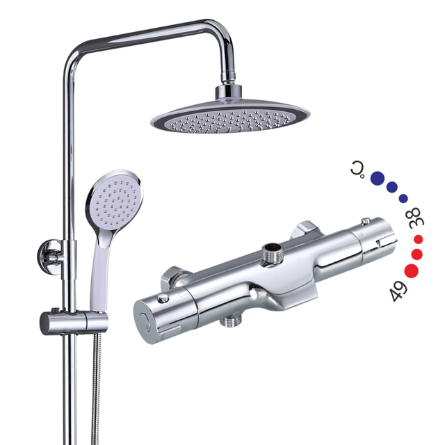 Thermostatic Shower Sets Hot And Cold Mixer Brass Faucet Bathtub Shower System