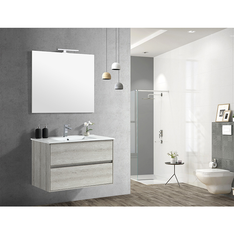 Custom european style bathroom cabinet vanity wall hung vanity